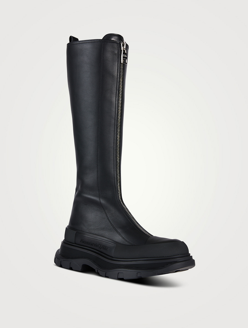 Knee high engineer clearance boots