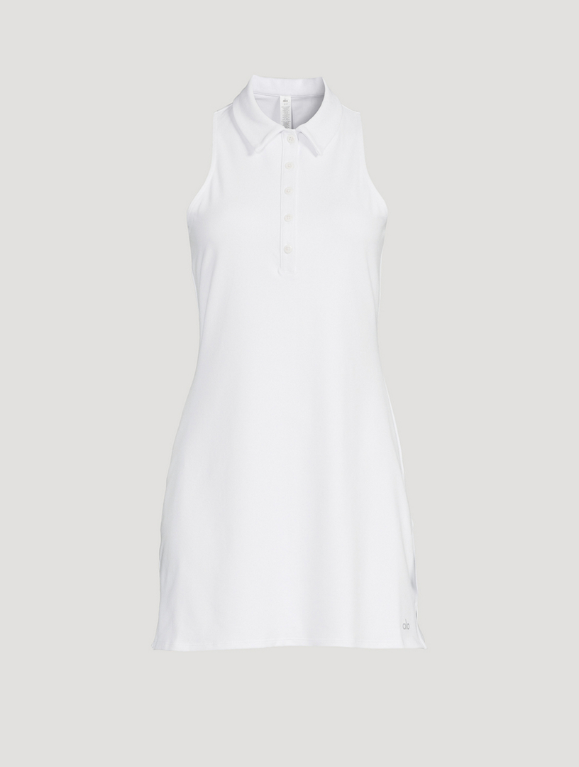 ALO YOGA Charmed Tennis Dress  White