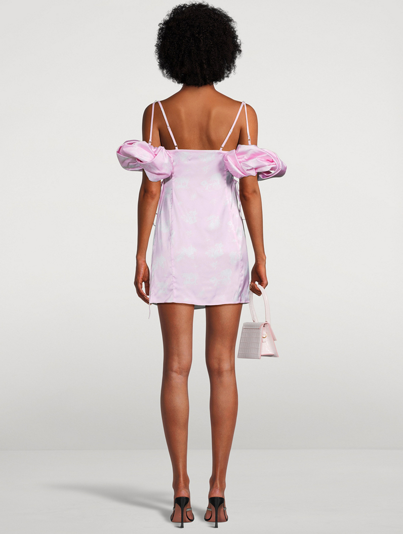 JACQUEMUS Chouchou Mini Dress In Toile de Jouy Print | Holt Renfrew