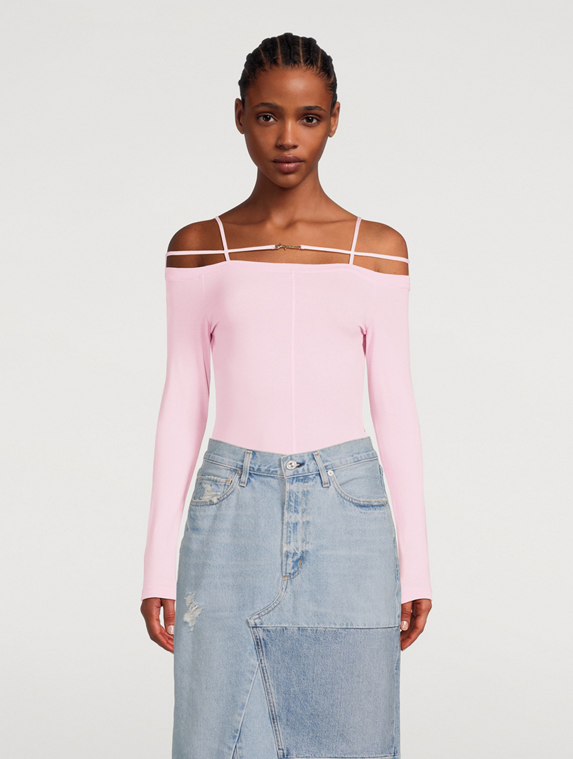 JACQUEMUS le T-shirt sierra ベージュ Le Sierra t-Shirt in Light Ivory