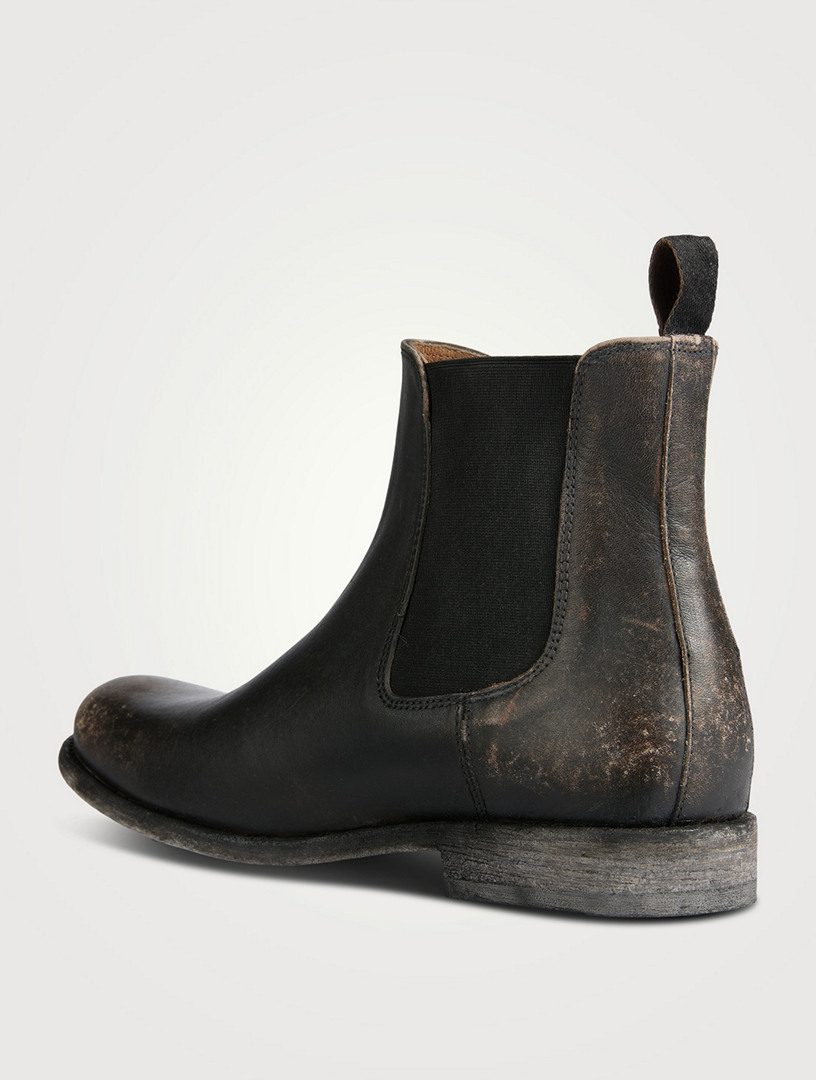 Frye leather chelsea on sale booties