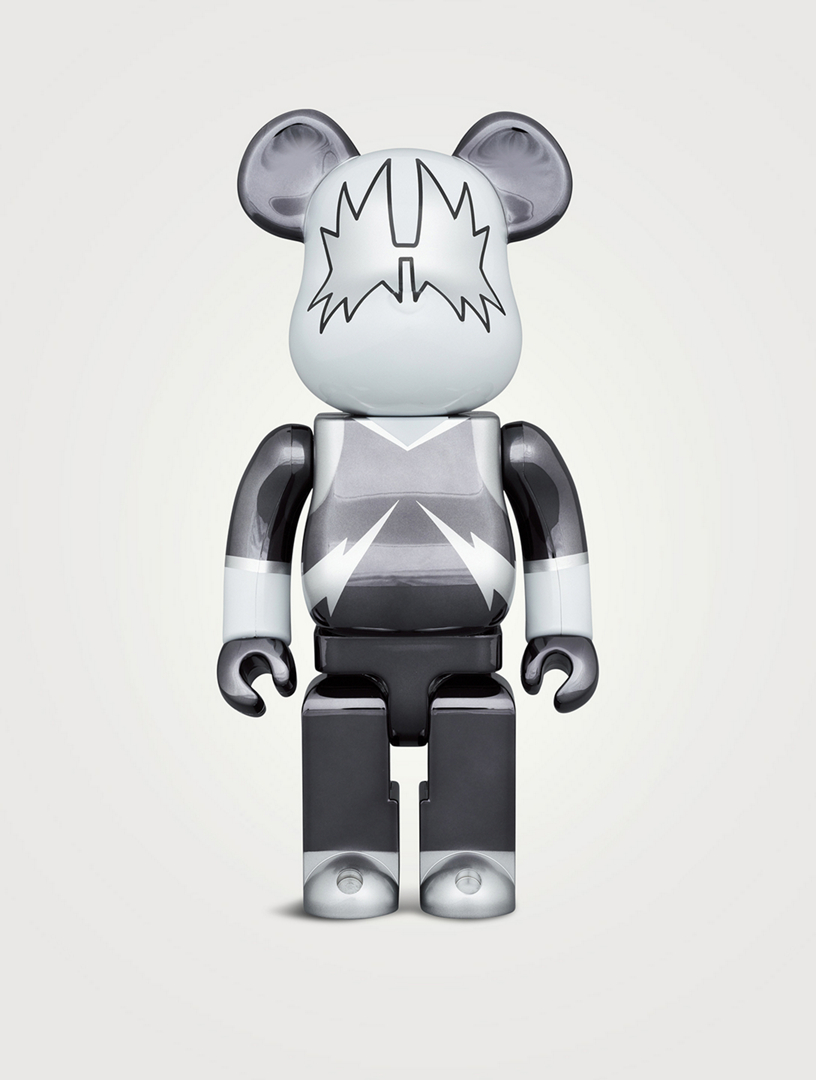 BEARBRICK Kiss Spaceman Chrome 100% & 400% Be@rbrick Set | Holt