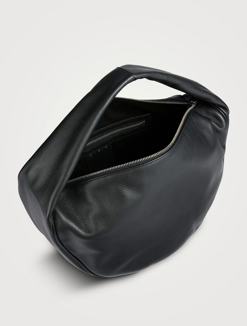 BY FAR Maxi Cush Small Grain Leather Shoulder Bag Holt Renfrew