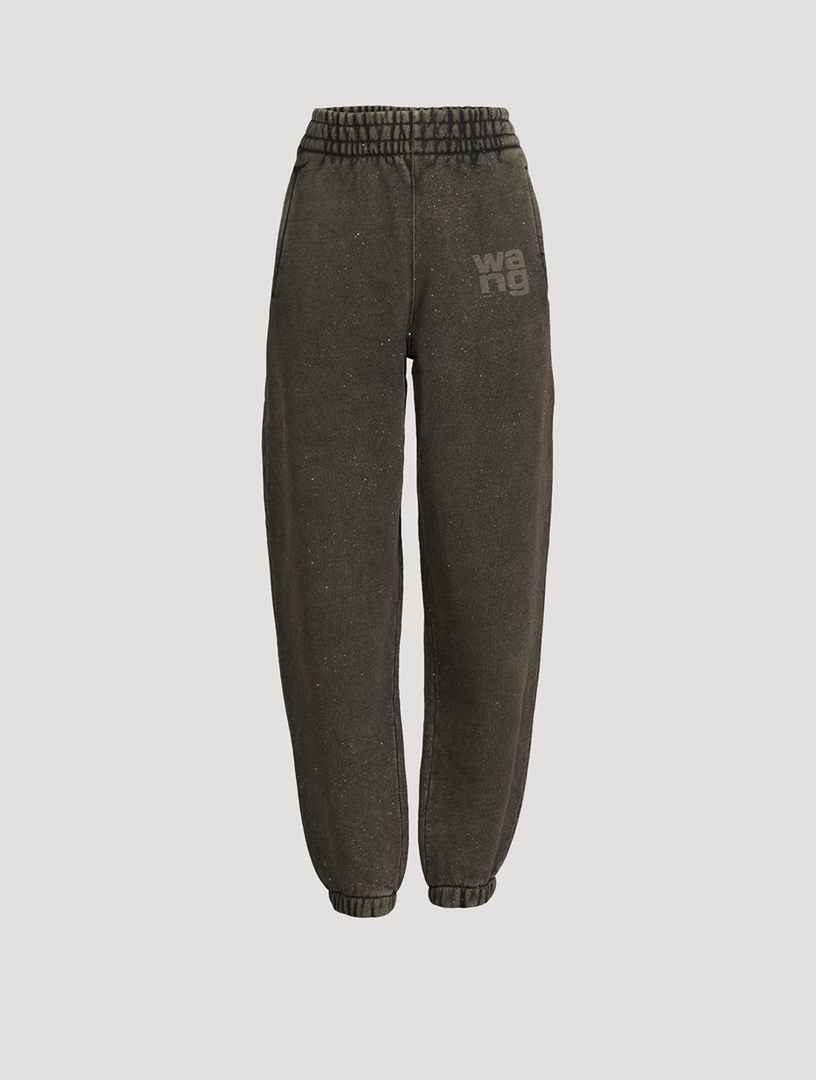 ALEXANDERWANG.T Glitter Essential Terry Sweatpants