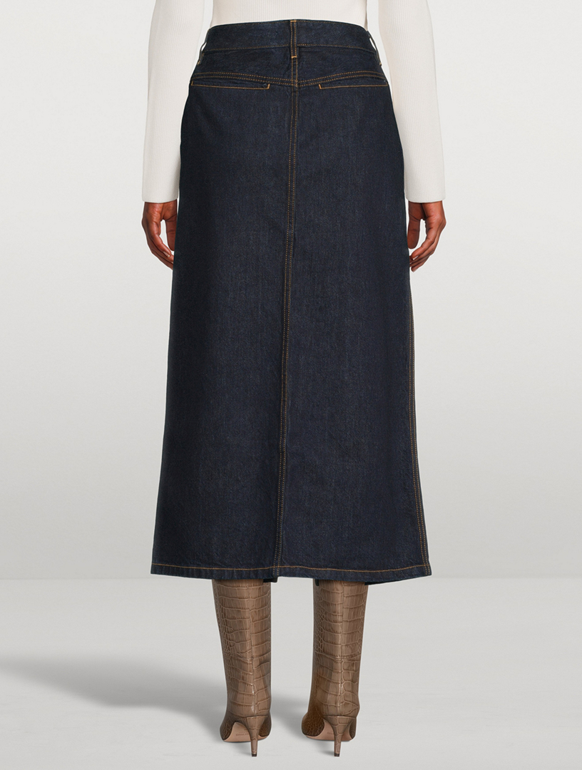 Helmut lang sale denim skirt