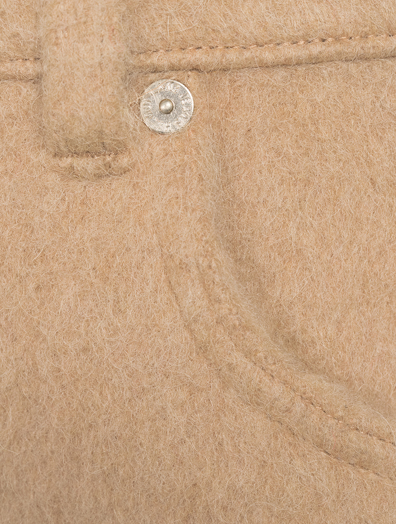 Wool-Blend Mini Skirt