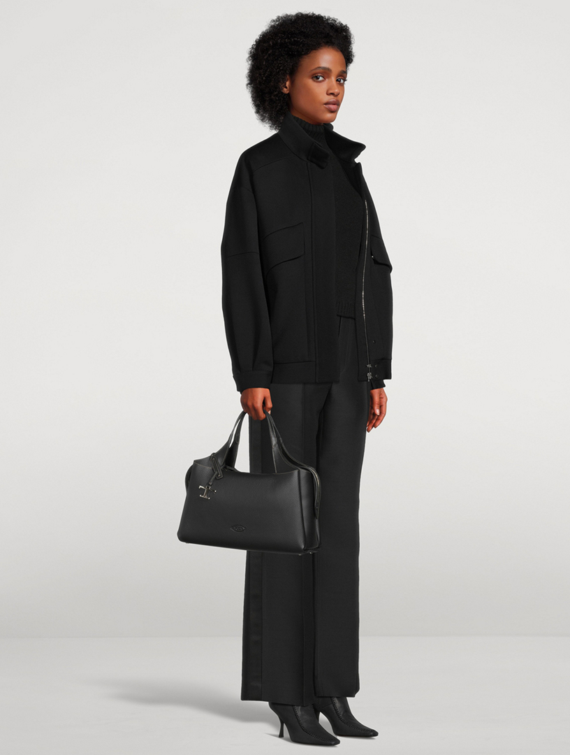 TOD S Medium T Timeless Leather Tote Bag Holt Renfrew