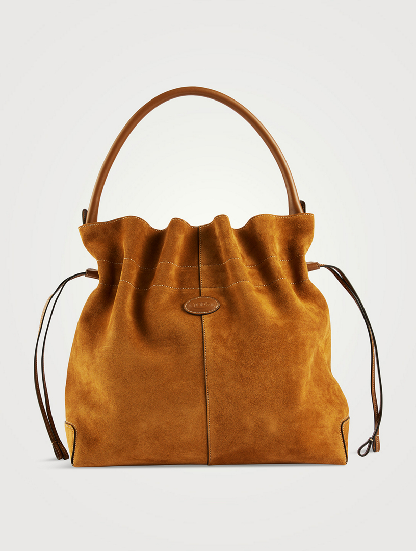 Bucket hotsell bag suede