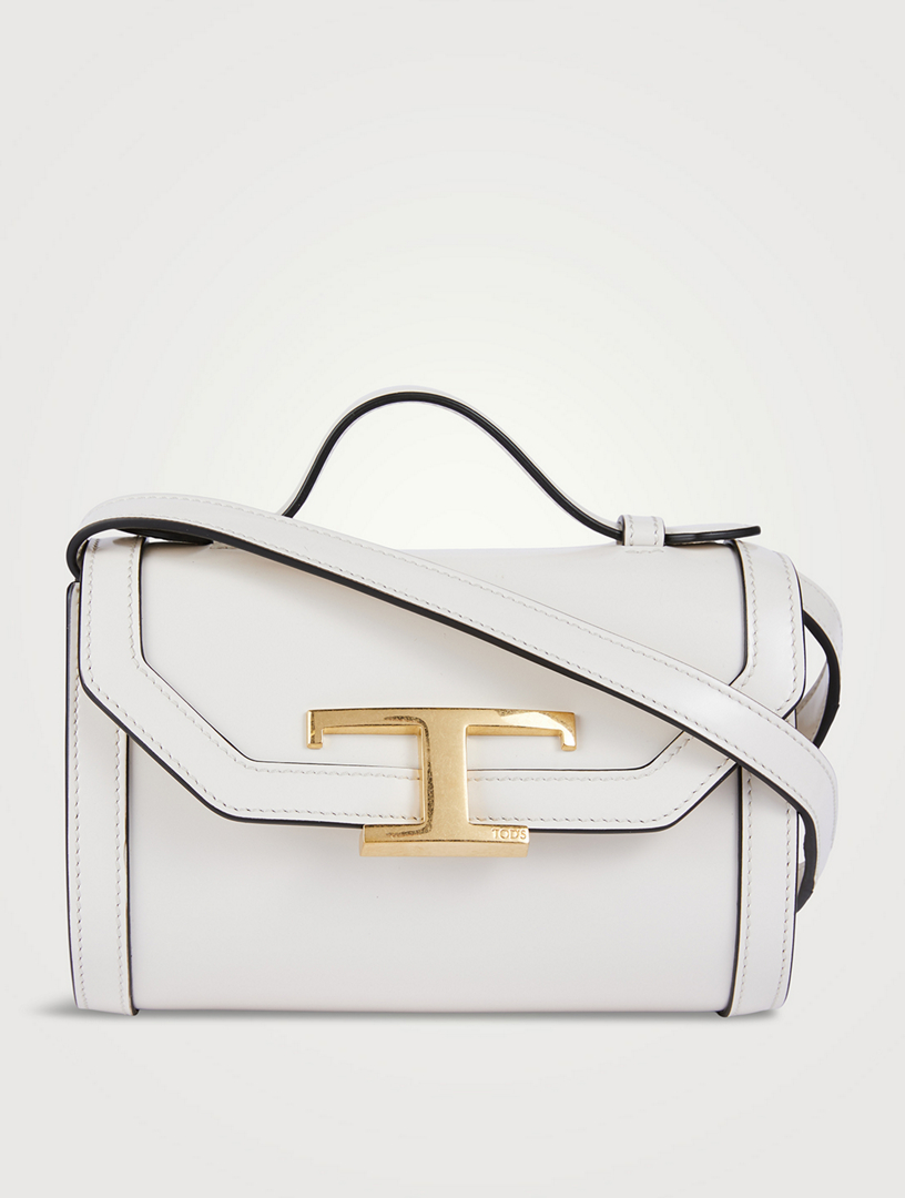 Micro T Timeless Leather Top Handle Bag