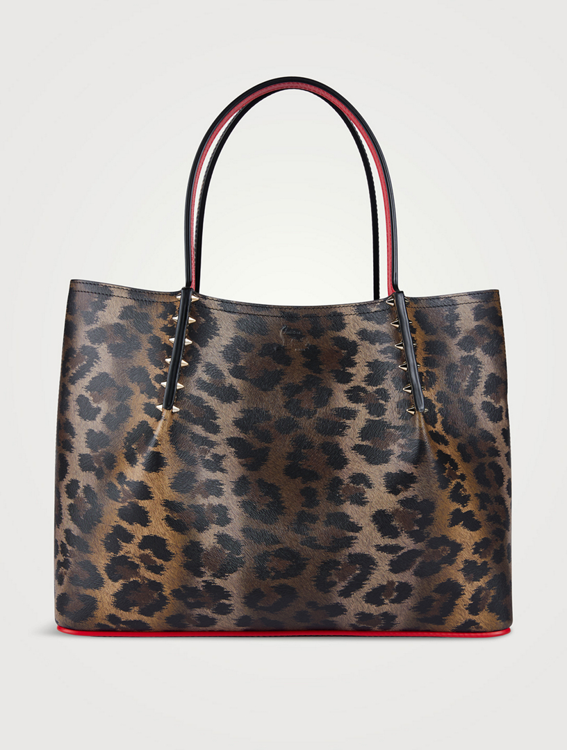 Christian louboutin leopard bag sale