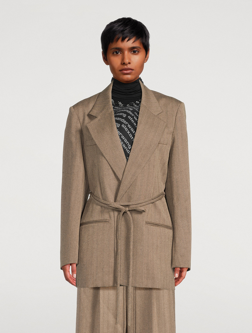 Alexander wang wool outlet coat