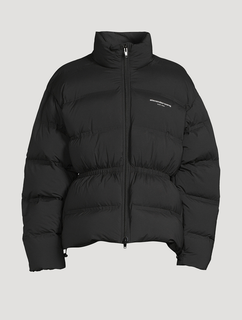 ダウンジャケット・コート ALEXANDER WANG Black Polyester Blend Down Jacket Alexander Wang Black Polyester Blend Down Jacket | ModeSens