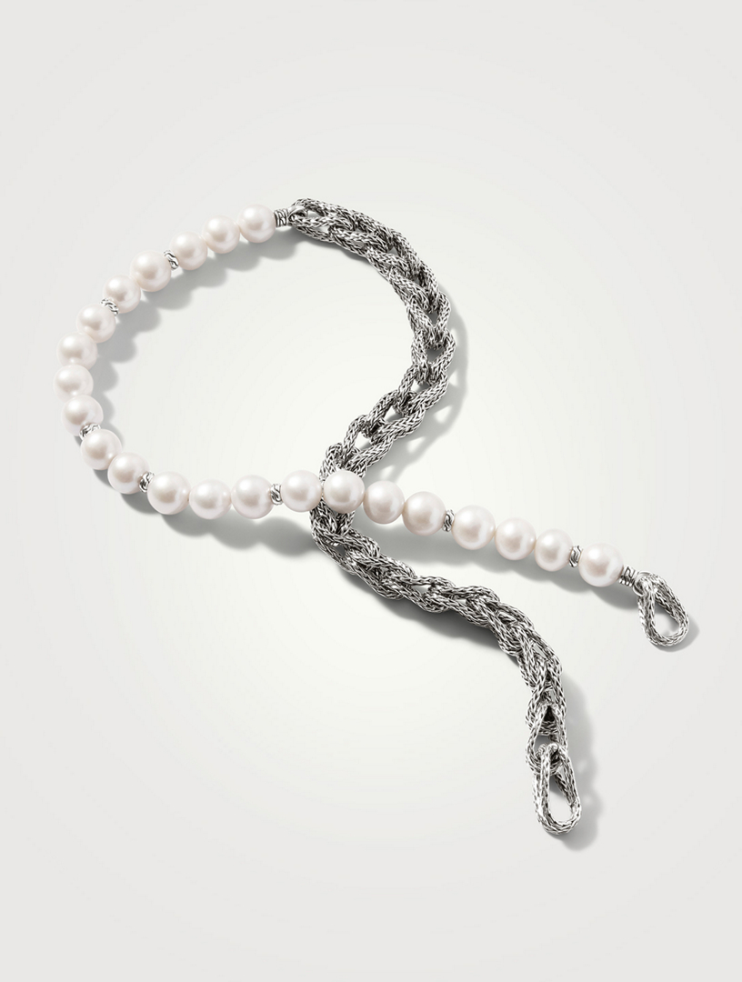 John Hardy Surf Necklace 10.5MM in Sterling Silver 20