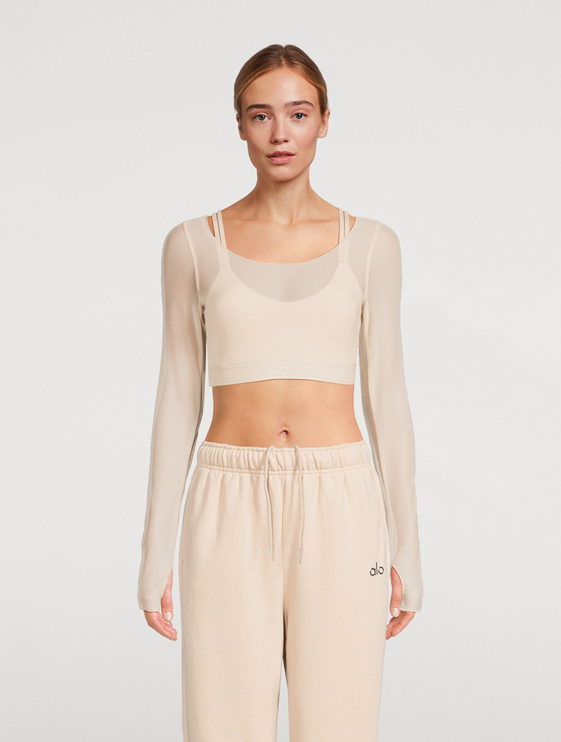 ALO YOGA Airlift Ballet Dream Bra Top | Holt Renfrew