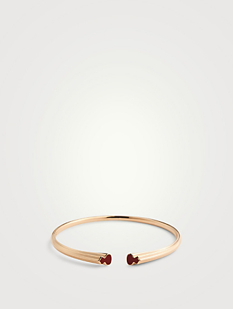 Wulu 18K Rose Gold Bangle Bracelet With HyCeram®