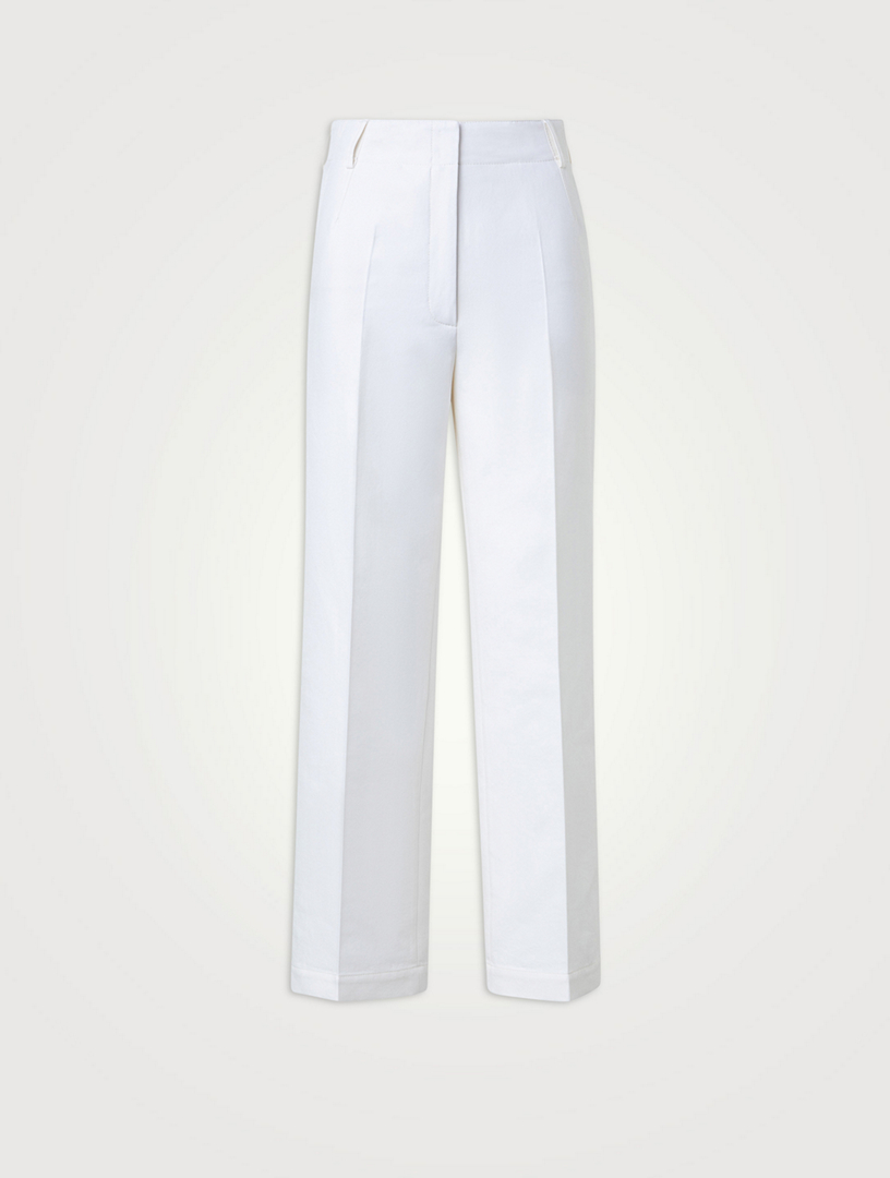 Flora Cotton Silk Trousers