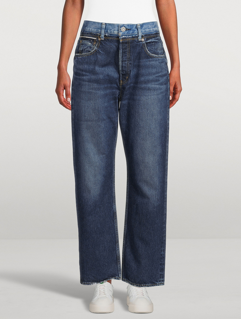 Boulder Wide-Leg Jeans