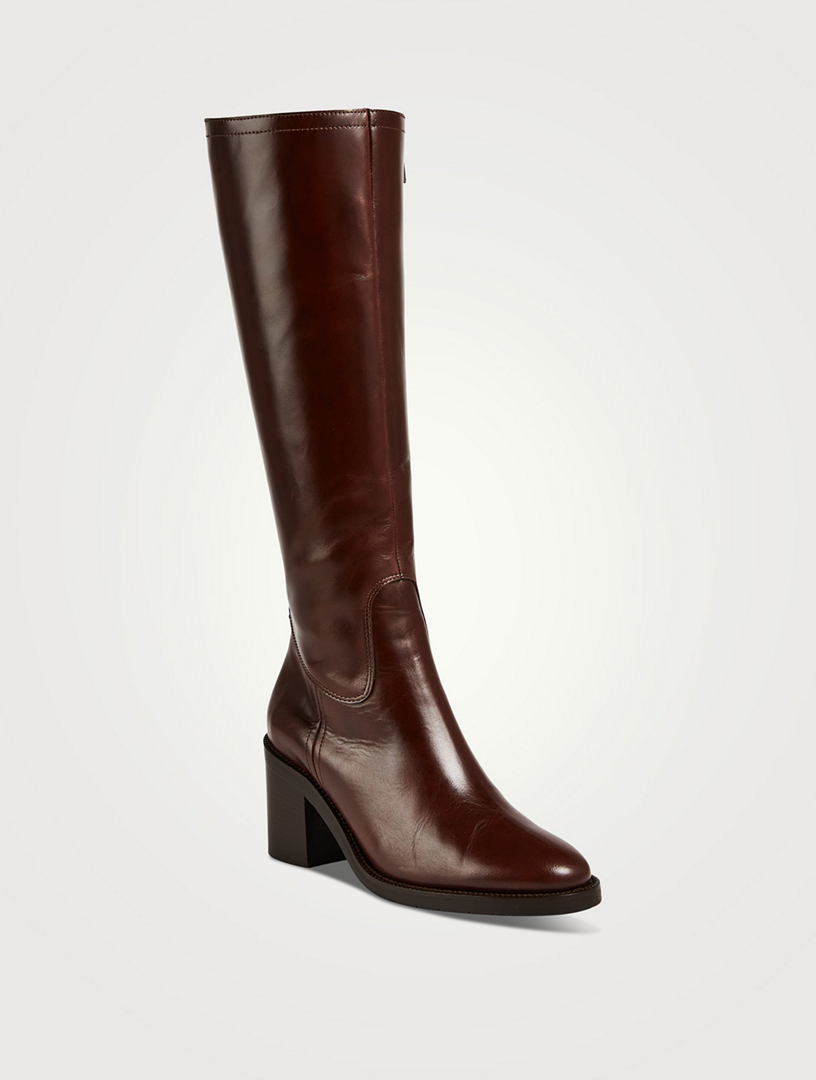 AQUATALIA Josephina Leather Knee High Boots Holt Renfrew