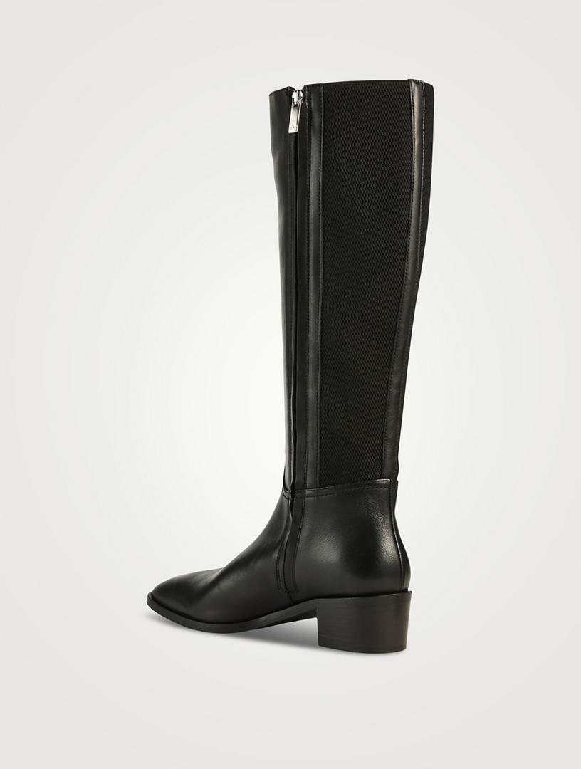 Aquatalia natalee hot sale leather riding boots