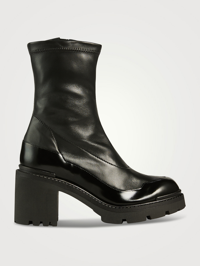 AQUATALIA Vanna Leather Combat Boots Holt Renfrew