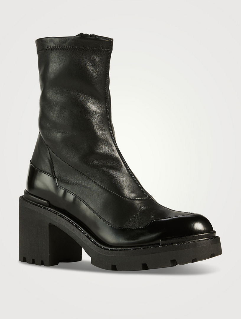 AQUATALIA Vanna Leather Combat Boots Holt Renfrew