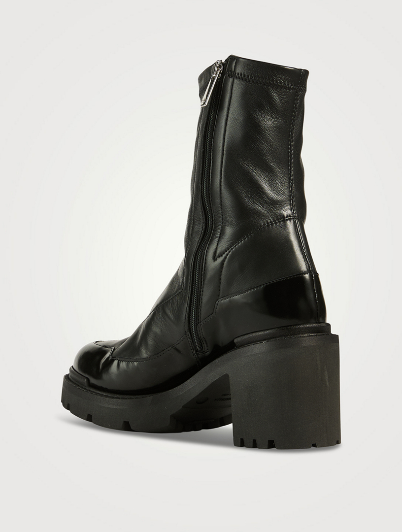 Vanna Leather Combat Boots