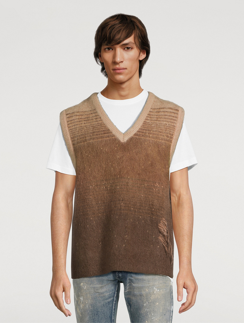 mohair vest-