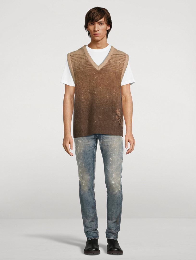 Gradient Mohair Vest