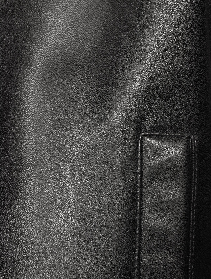 JOHN ELLIOTT Leather Jumper Jacket