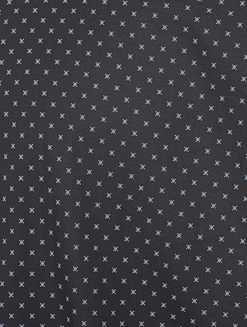 Poplin Shirt Geometric Print