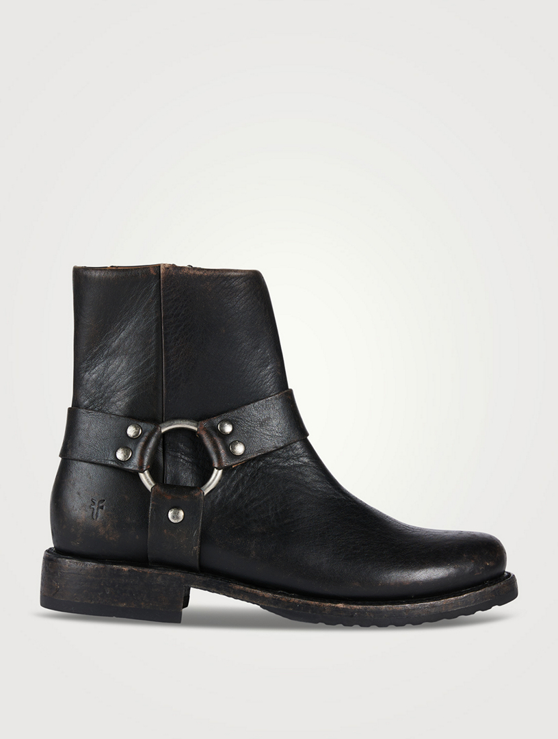 Frye short hotsell black boots