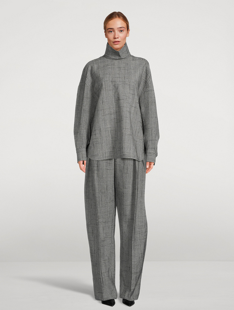 BOTTEGA VENETA Wide-Leg Trousers | Holt Renfrew