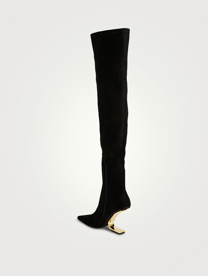 Jeffrey campbell over on sale the knee boots