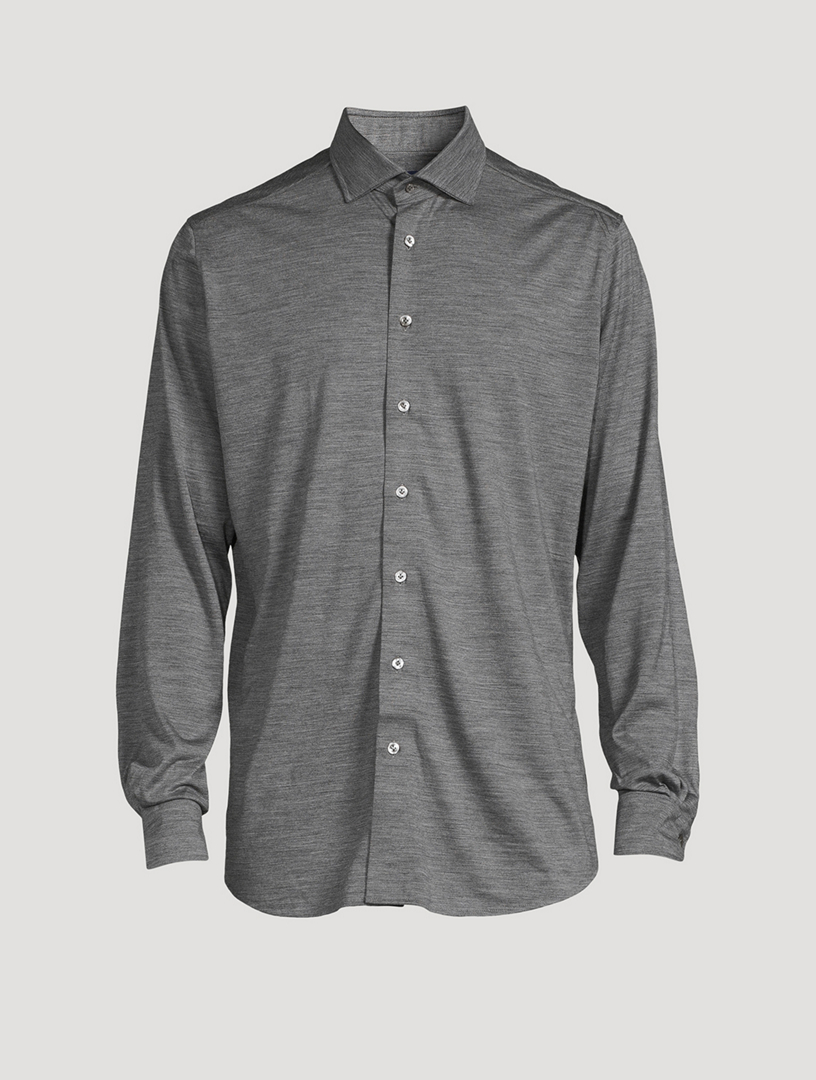 Extra Fine Wool Dress Shirt