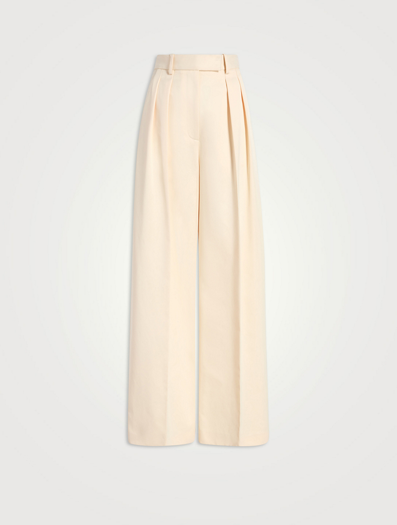 KHAITE The Teyana Wide-Leg Trousers | Holt Renfrew