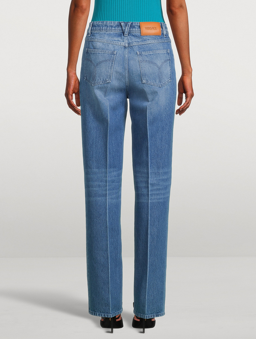 Versace straight hot sale leg jeans