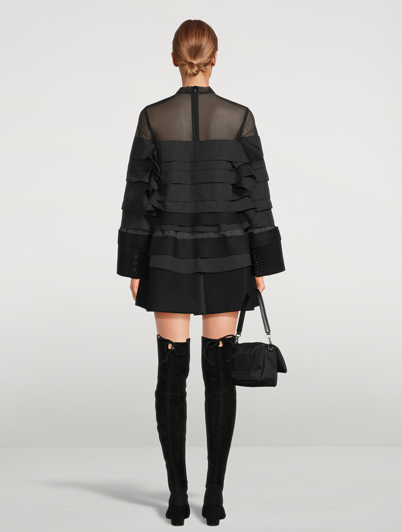 SACAI Layered Mini Dress | Holt Renfrew