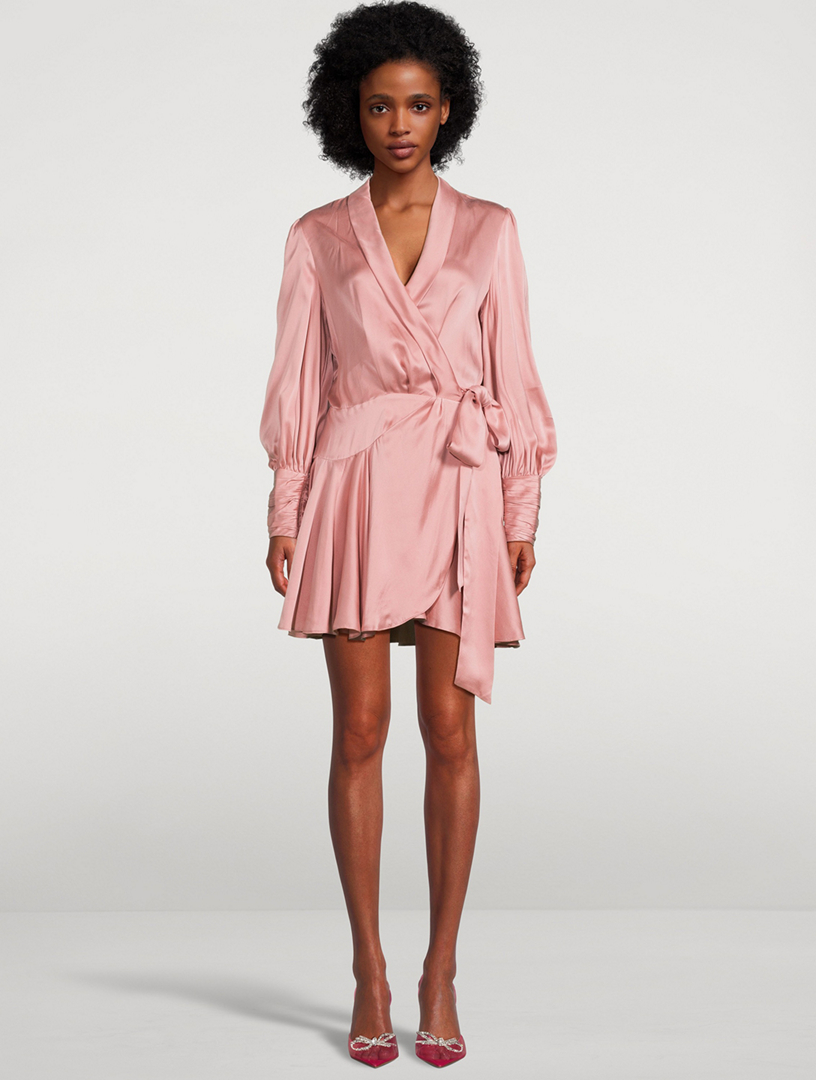 Next pink wrap clearance dress