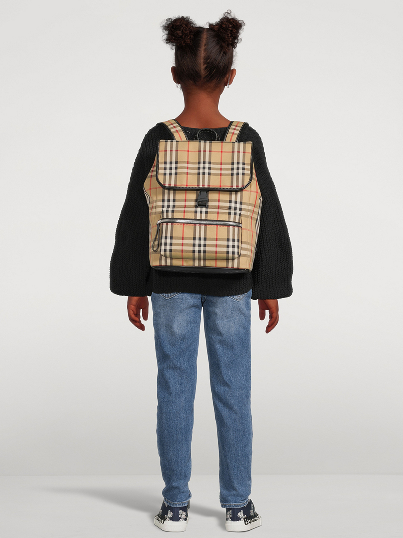 BURBERRY Vintage Check Cotton Backpack | Holt Renfrew