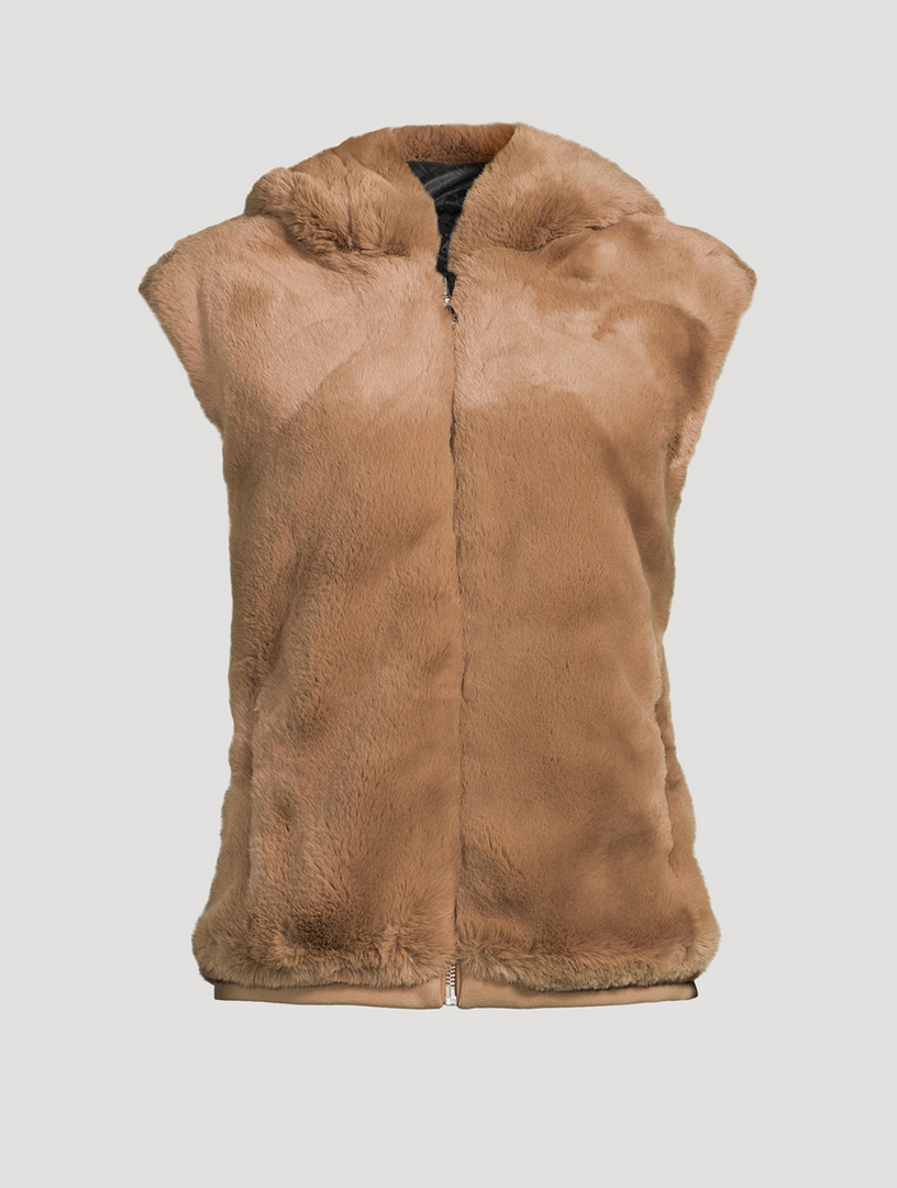 State Faux Fur Vest