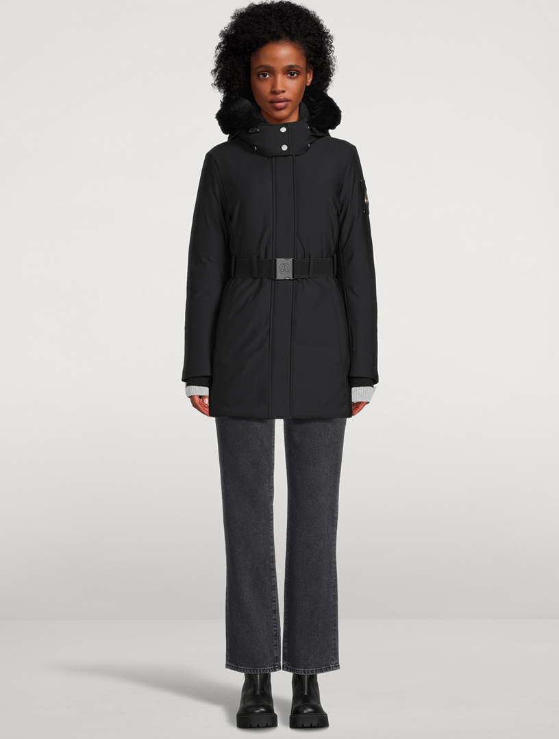 Alpharetta Shearling-Trimmed Down Jacket