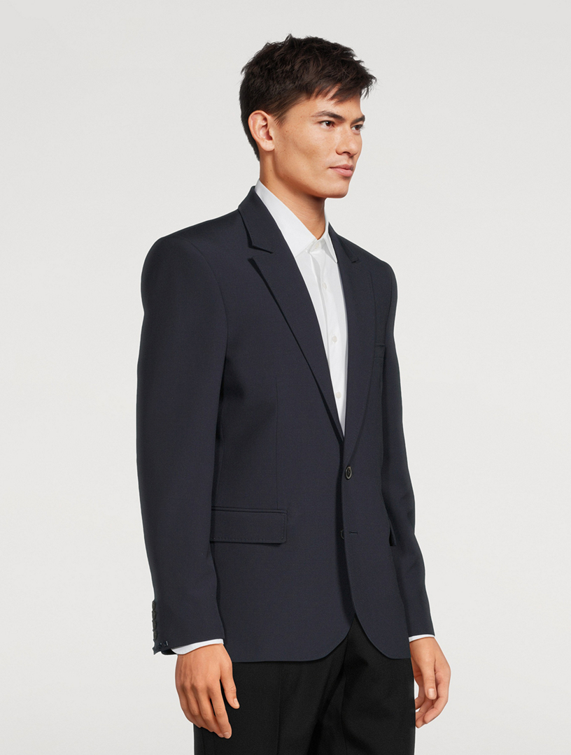 Wool Single-Breasted Jacket