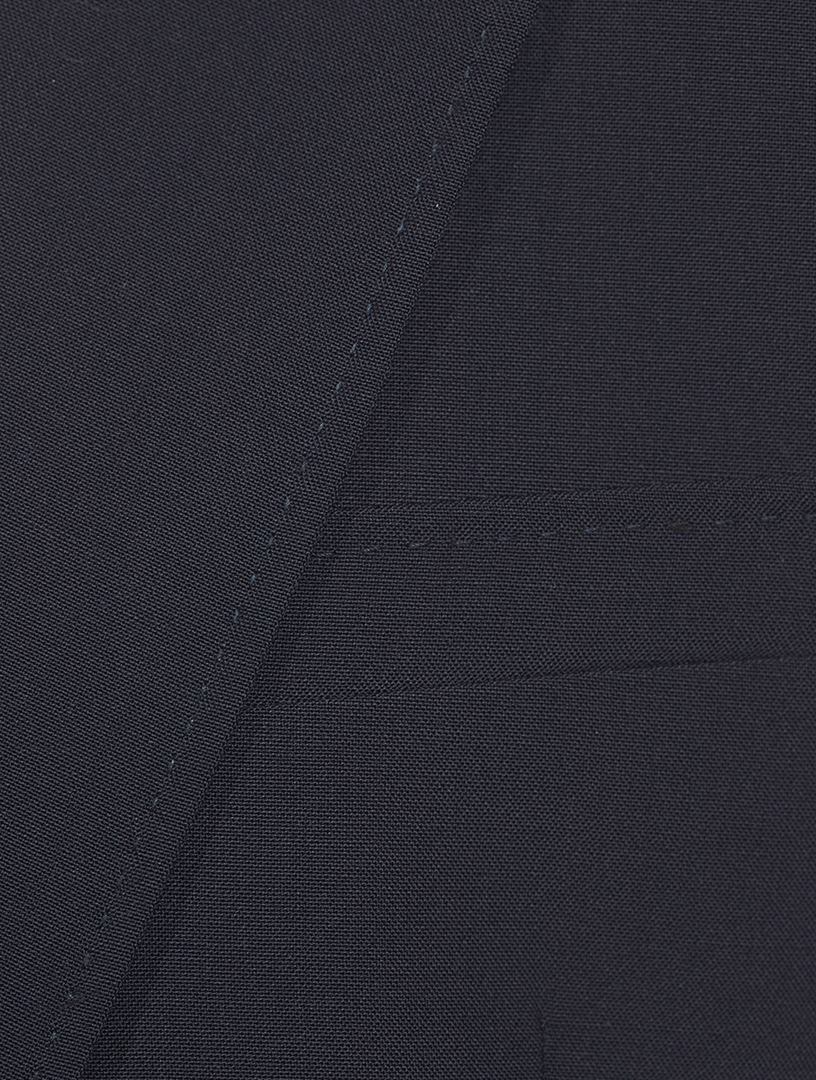 Wool Single-Breasted Jacket
