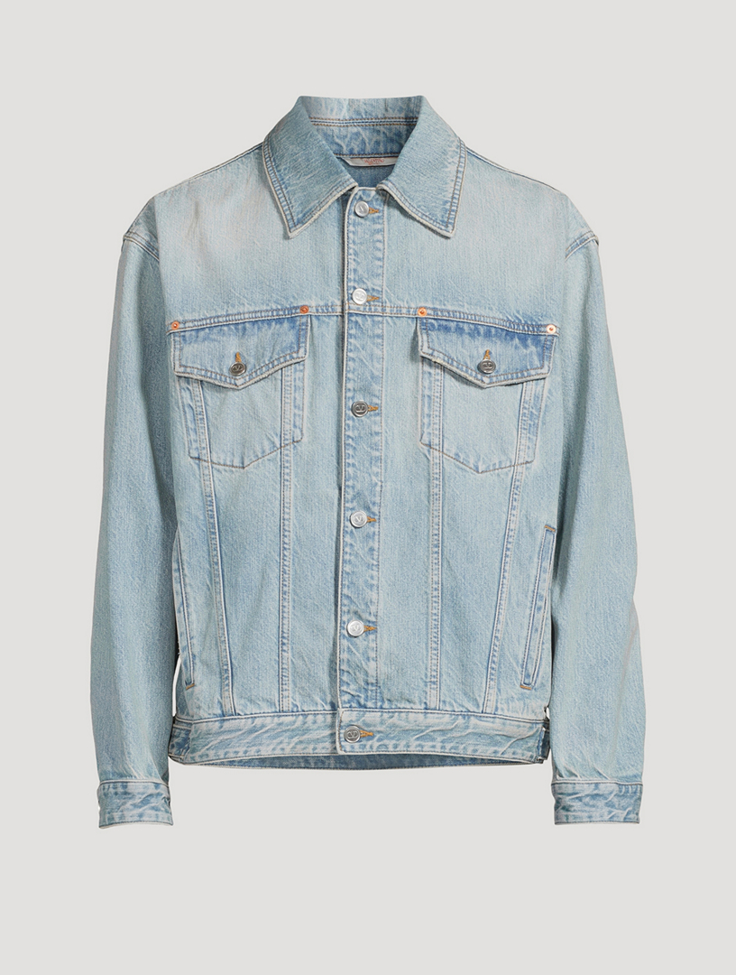 Cotton denim 2024 jacket womens