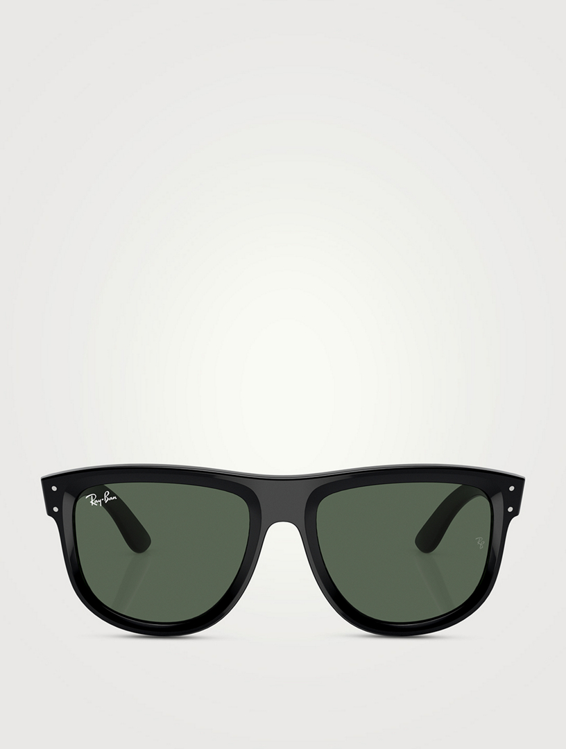 RAY-BAN 0RBR0501S Boyfriend Reverse Square Sunglasses  Black
