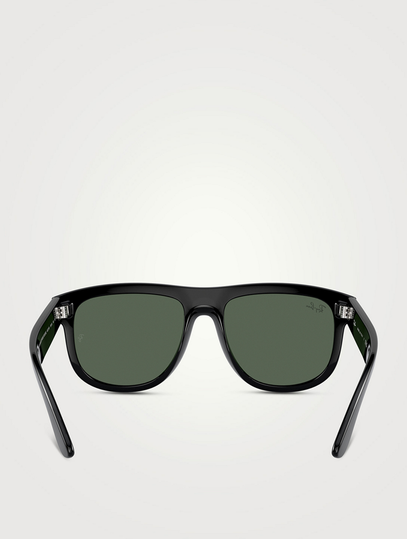 RAY-BAN 0RBR0501S Boyfriend Reverse Square Sunglasses  Black