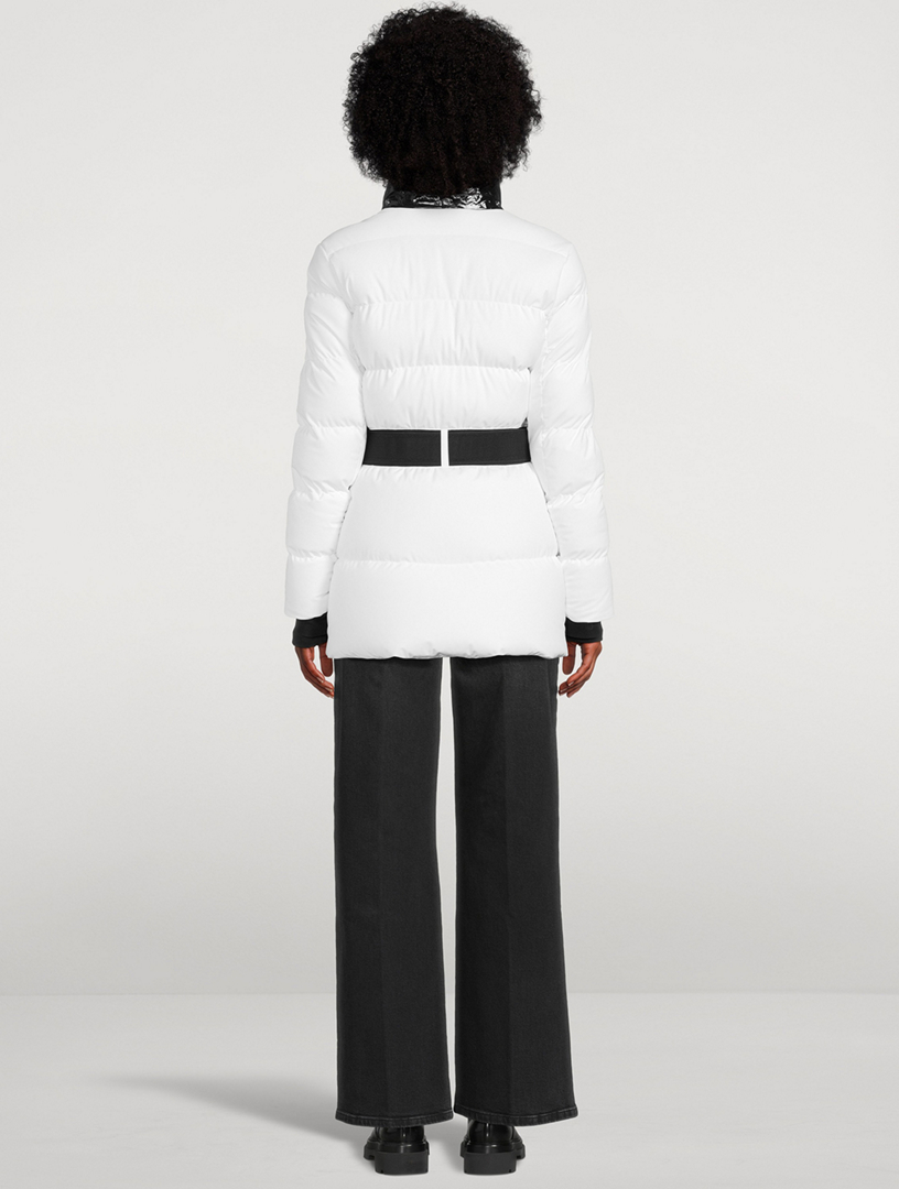 Cambria Sport Shearling-Trimmed Down Jacket