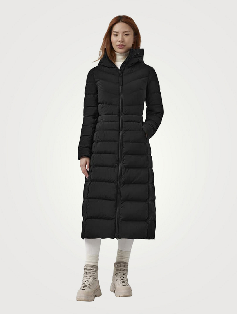 CANADA GOOSE Clair Black Label Down Long Coat Holt Renfrew