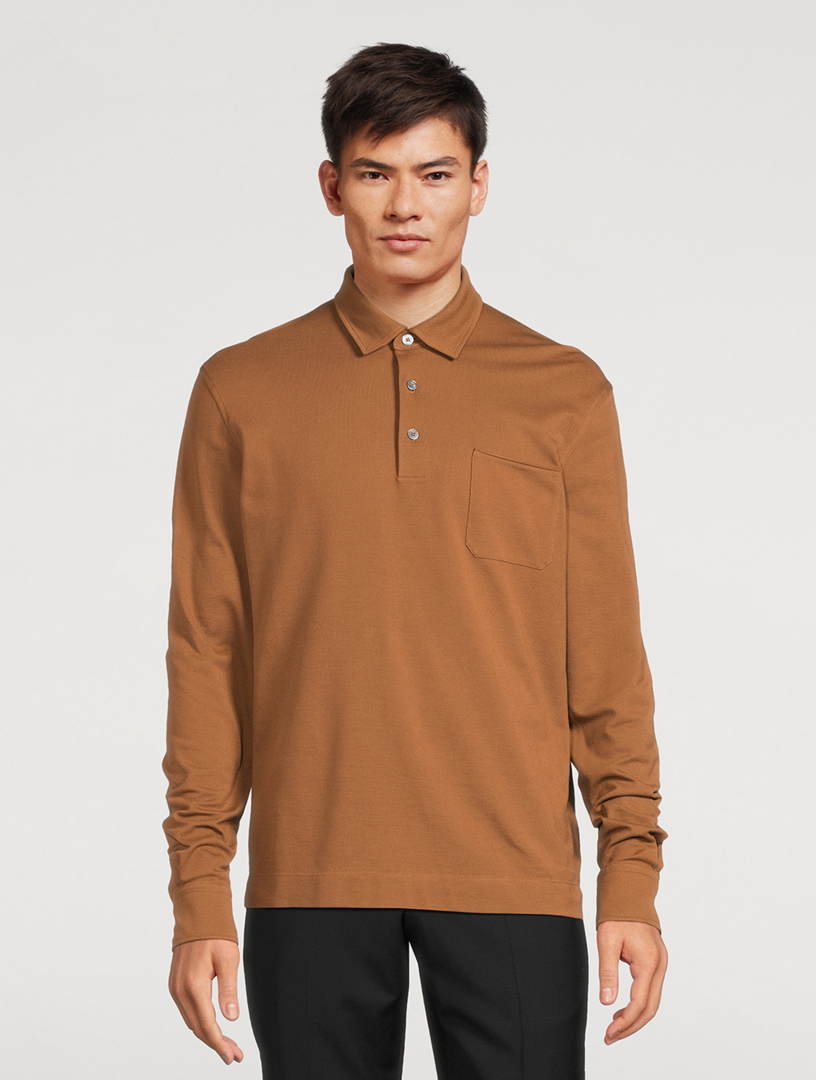 Brown 2025 polo shirt