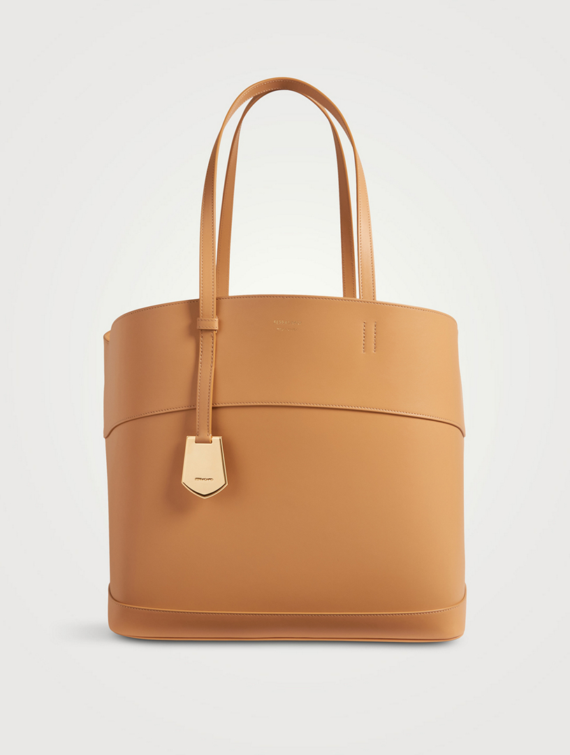 Medium Charming Leather Tote Bag